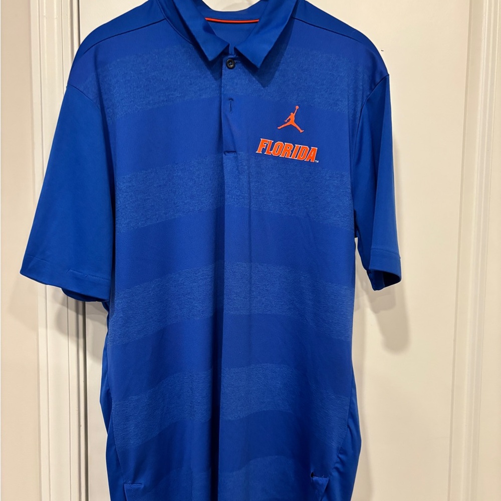 Jordan Blue and Orange Polo Shirt